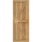 Ekena Millwork Framed Board-n-Batten Shutters w/Z-Bar, Rough Sawn Western Red Cedar, 16 1/8W x 42H, PR RBF06Z16X042RWR - alternate 3